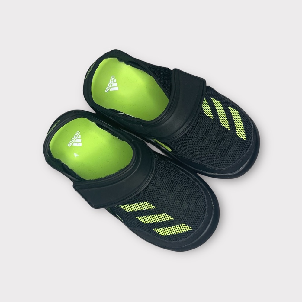 Adidas Forta Swim I Black & Green Sandals